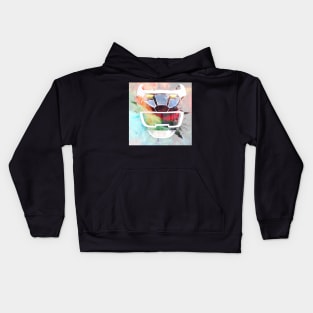 BLACK WILD FORCE RANGER IS THE GOAT PRWF Kids Hoodie